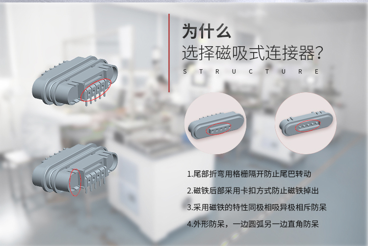 定制磁吸连接器