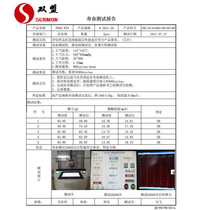 pogopin弹簧针加工